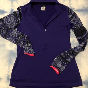 Nike Pro Dri-Fit Half Zip Top SZ LG